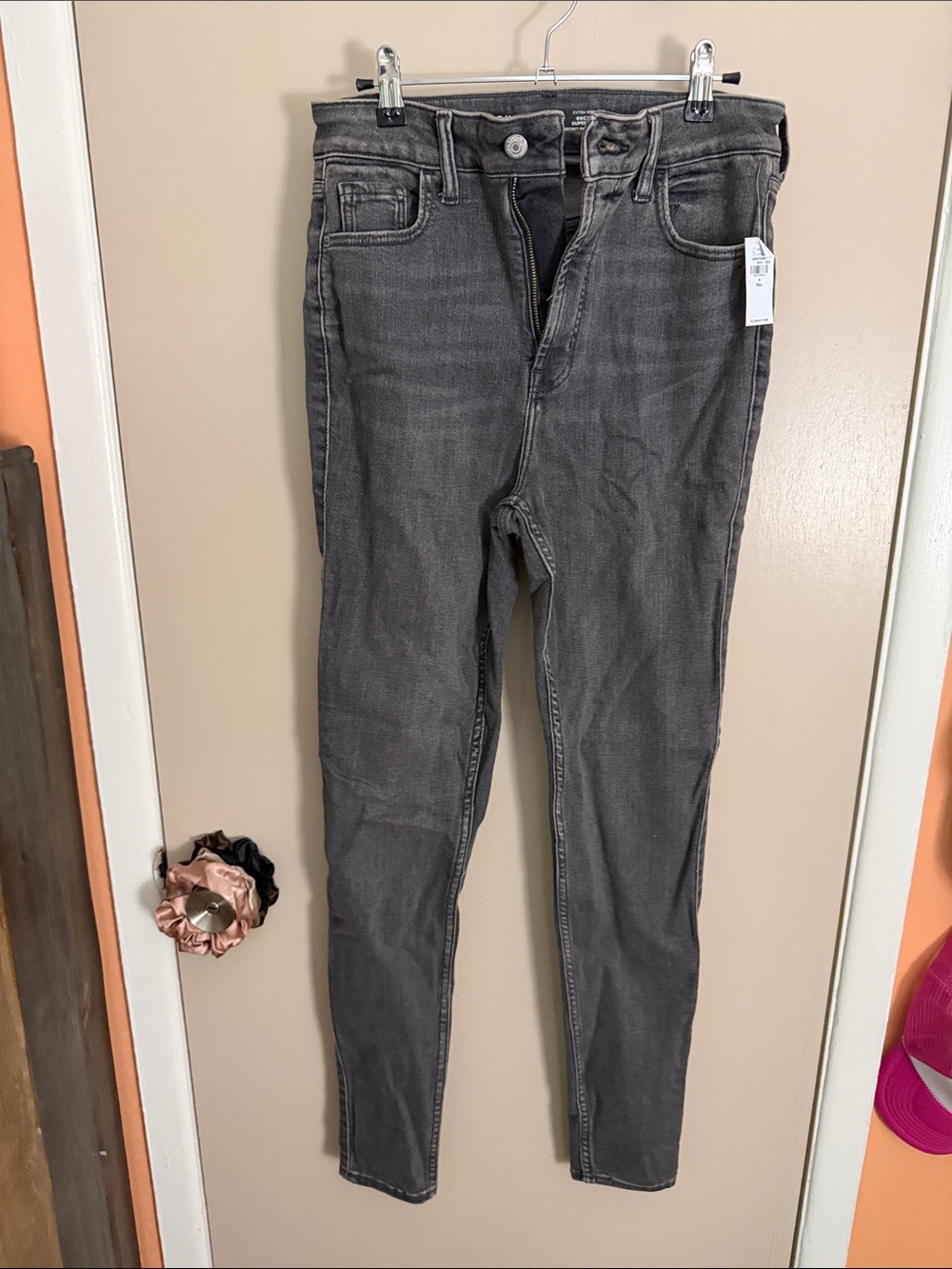 Ol Navy Women's High-Rise Tall Skinny Jeans in Charcoal